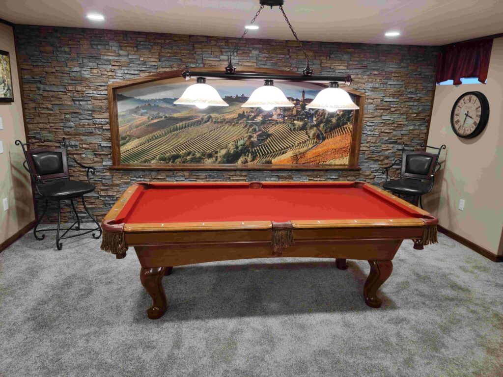 Why a pool table adds value to a home